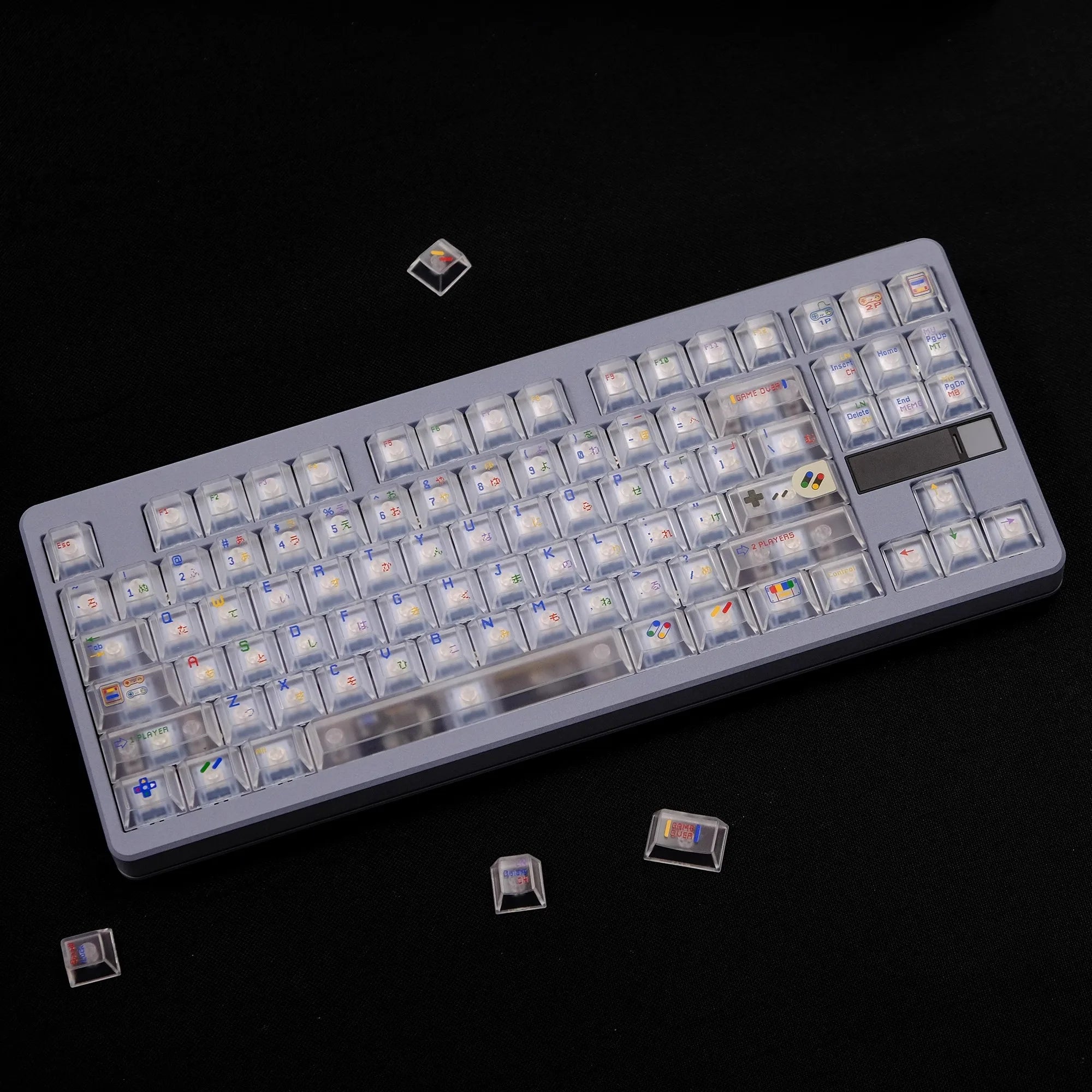 122 key ABS foggy SFC Children's fun Keycap Cherry profile keycaps for Mechanical Keyboard for Magnetic keyboard Cherry MX Switc