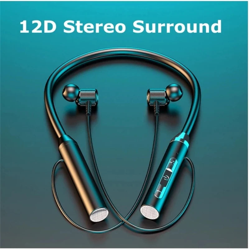 Bluetooth Earphones Wireless Headphones Magnetic HIFI Sport Neckband Neck-hanging TWS Earbuds Wireless Blutooth Headset Game