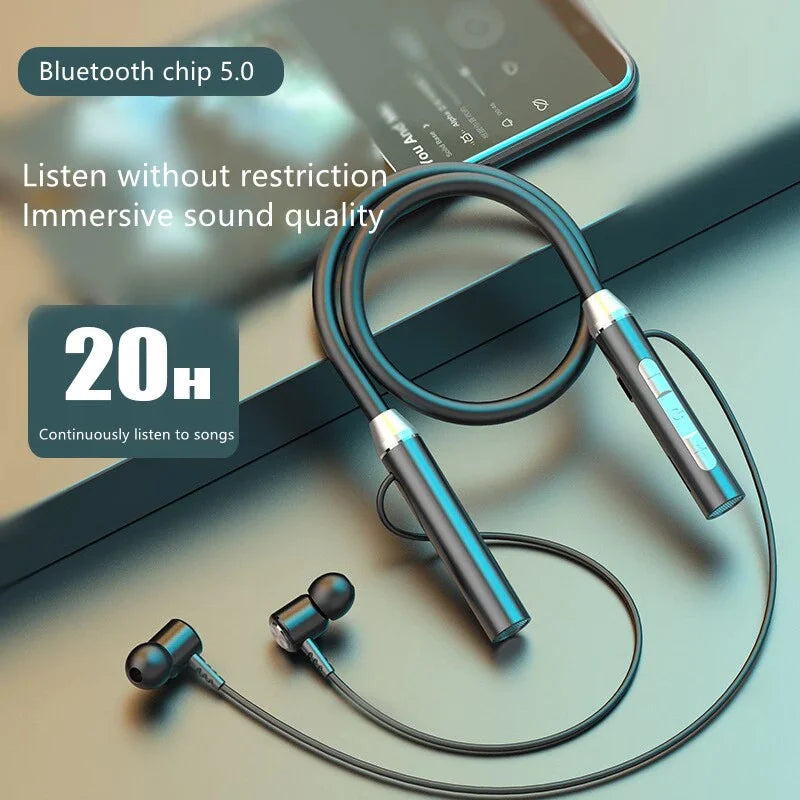 Bluetooth Earphones Wireless Headphones Magnetic Sport Neckband