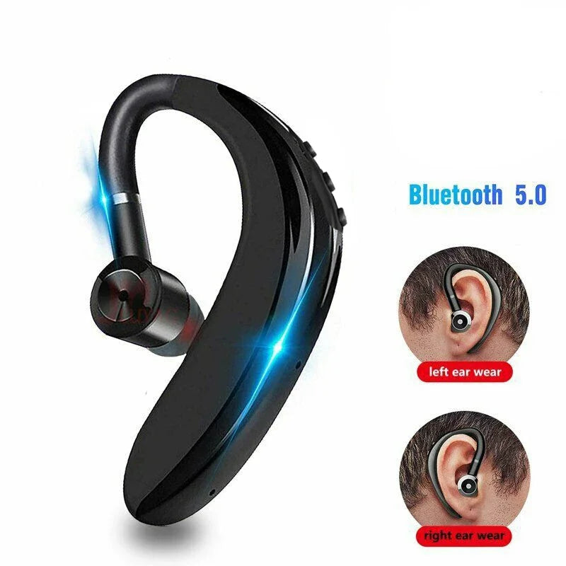 S109 Wireless Bluetooth Headset Single Ear Left and Right Ear Wear Ear-Mounted for iPhone Samsung Xiaomi Phones In-ear Earphones